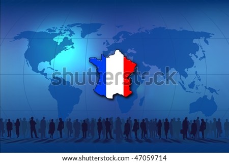 The french people in the world