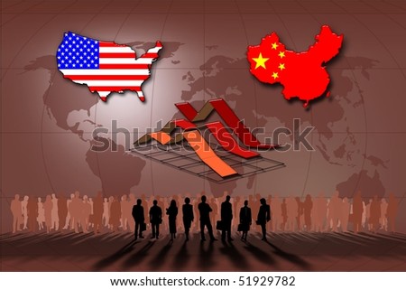 Relations ans statistics between the United States and China