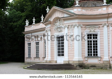 Amalienburg, a hunting lodge in the grounds of Nymphenburg Palace, Munich