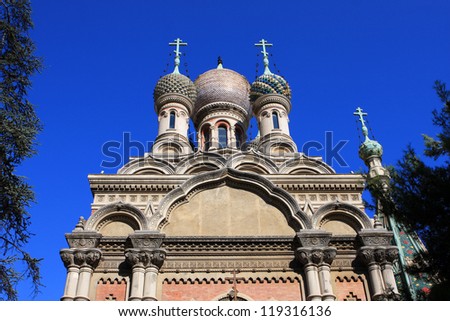 The Russian Orthodox Church in San Remo, Italy