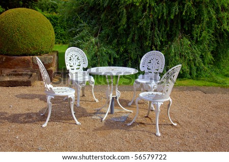 Garden Table And Chairs Stock Photo 56579722 : Shutterstock