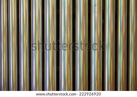 Background or texture of a church organ pipes.