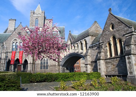 Christ Church Cathedral in Dublin, Ireland.