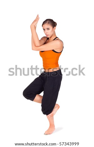 Dancer+pose+sanskrit