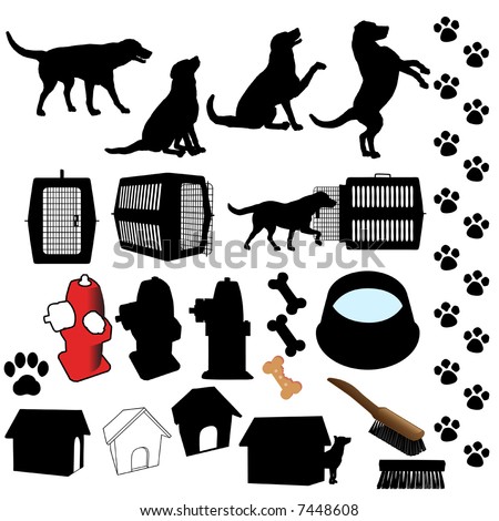 Dog Symbol Silhouettes, A Set Of Assorted Dog Poses And Pet ... Dog Symbol Silhouettes, A Set Of Assorted Dog Poses And Pet ...