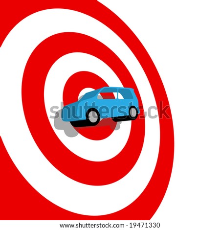 target practice bullseye. new auto on the ulls eye