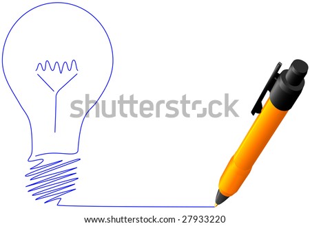 Clip Art Writing Pen. pen drawing or writing a