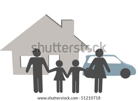 symbol for family. A symbol people family at