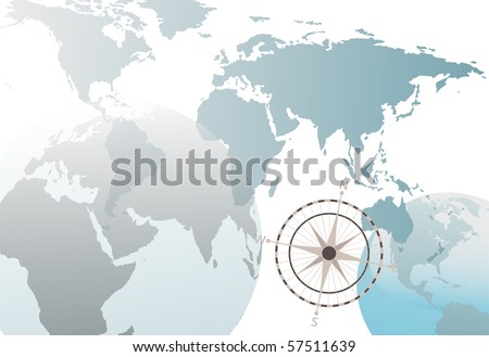 earth globe map. outline europe globe map