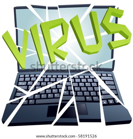 Computer Virus Logo