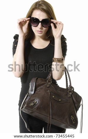 Lifestyle - Pagina 5 Stock-photo-urban-young-fashion-model-in-sunglasses-with-modern-a-handbag-73455445