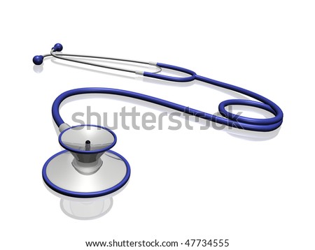 Silver Stethoscope