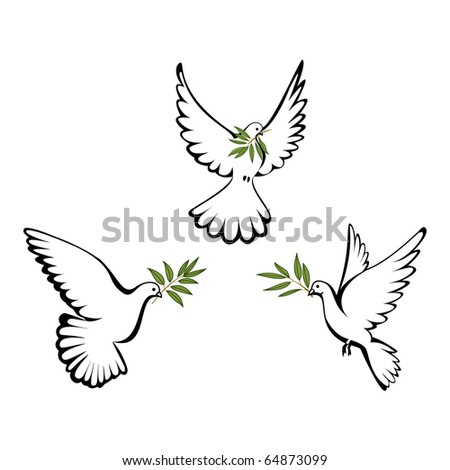 stock photo Peace dove