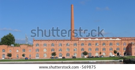 Old brick and ceramic factory