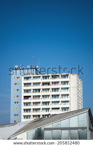Dwelling in new housing development in Rostock (Germany).