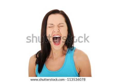 Angry Woman Screaming