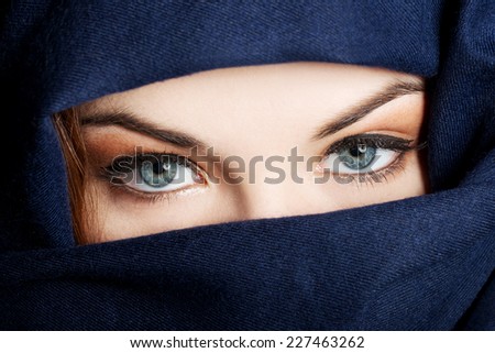 Young arabian woman in hijab