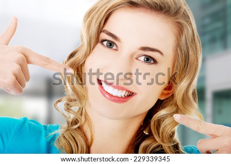 Close up of a perfect smile Close up of a perfect smile