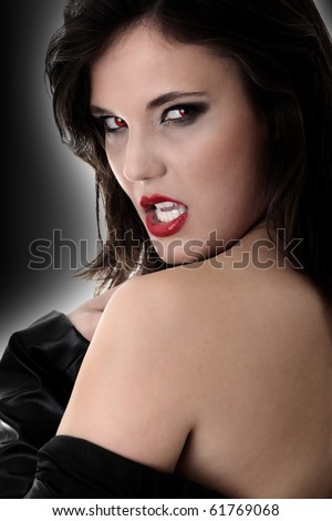 Portrait of a female vampire