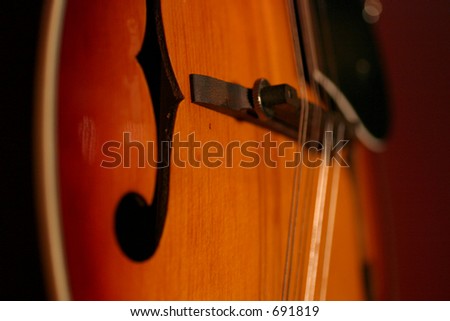 mandolin violin guitar musical instrument orange red strings