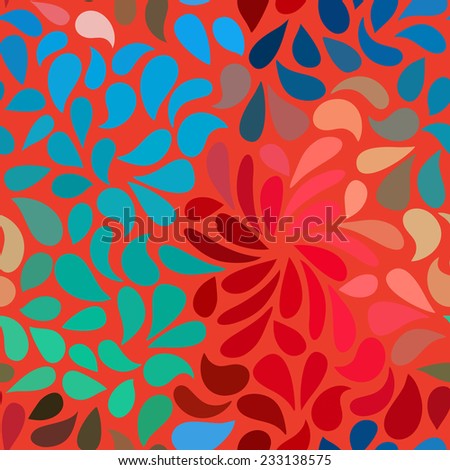 Seamless abstract floral pattern-model for design of gift packs, patterns fabric, wallpaper, web sites, etc.