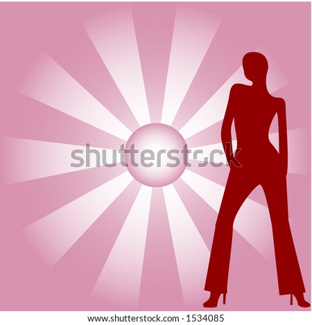 Woman Posing Silhouette