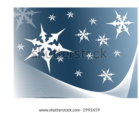 snowflake borders and frames. vector : snowflake border