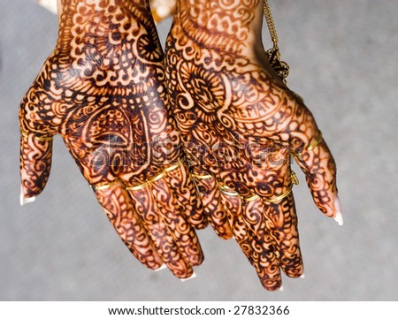 stock photo hindu wedding hands
