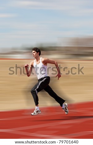 athlete running image