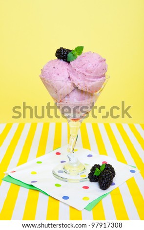 Sorbet Garnish