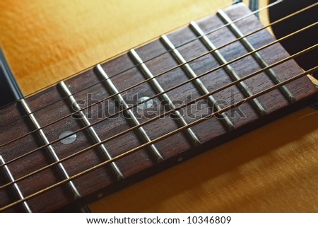 Frets and strings