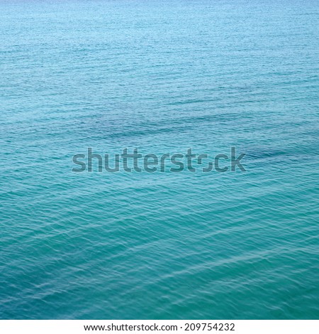 Calm tropical turquoise ocean