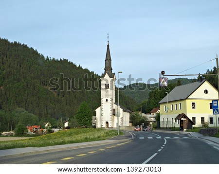 Church in Dolenja vas, Slovenia, Eastern Europe