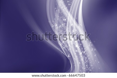 Abstract background with twinkle lights and stars.