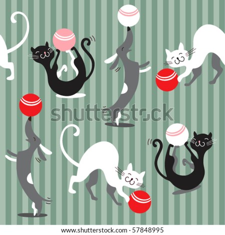 wallpaper cat and dog. baby ackground with cats