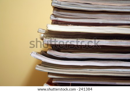 magazine stack