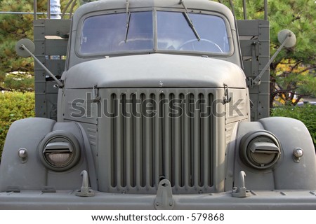 Russian-made truck used by North Korea during the Korean war