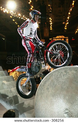 the sixth stage of the world championship on a motor-trial in the halls, past 12.02.05 in Saint Petersburg *** Local Caption *** Editorial, No Release Required