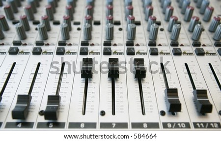 Audio Mixing panel