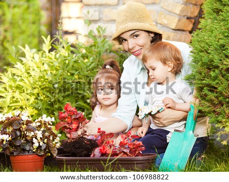 Family gardening