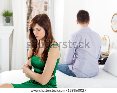 Couple with relationship problems