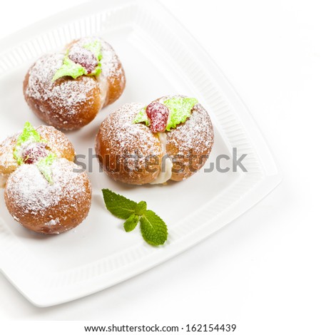 Italian Peach shaped Cookies. Traditional Italian weddings and other special occasions sweets