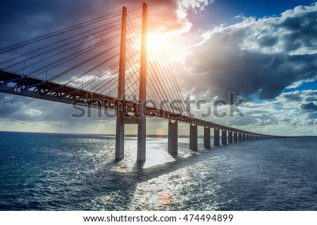The bridge between Denmark and Sweden, Oresundsbron