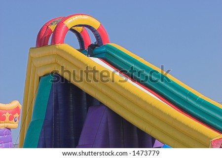 Inflatable jumping castle / slide