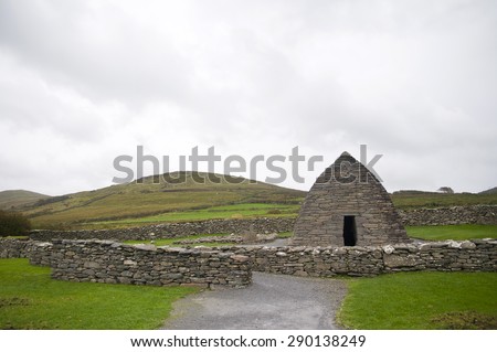 Gallarus oratory. The best preserved early Christian church in Ireland, Co. Kerry