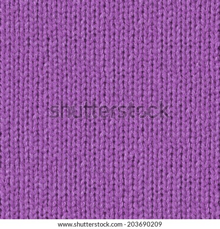 Seamless Repating Tileable Purple Wool Close-Up Texture