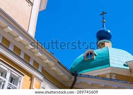 Orthodox church architecture elements
