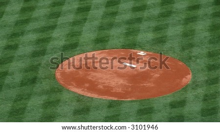Major League Baseball Pitchers Mound