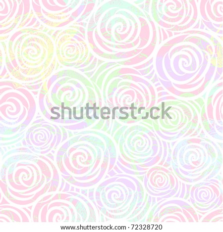 stock vector Wedding flowers background with roses Vector illustration
