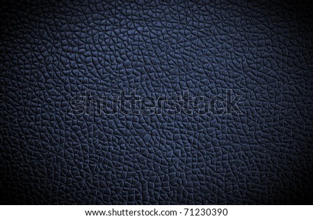blue leather texture. Close up.